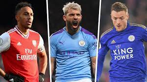 With the premier league 2019/20 season finished, leicester city's jamie vardy has been confirmed as the oldest golden boot winner in the competition's history (aged 33 years and 198 days). Premier League Top Scorers 2019 20 Vardy Ings Salah Aubameyang Lead The Race Goal Com