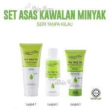 A cleanser designed specifically for oily skin can help tackle greasiness and shine, which often leads to breakouts. Free Gift Cosmoderm Tea Tree Oil Basic Oily Skin Set Shopee Malaysia