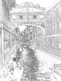 We've shipped millions of items worldwide for our 1+ million artists. Breath Bridge Venice Drawings Of Venice Venice Drawings Drawings Line Drawing