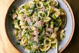 Orecchiette With Sausage And Arugula Recipe Arugula Recipes Pasta Dishes Perfect Pasta