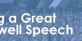 Check spelling or type a new query. How To Deliver The Perfect Farewell Speech Belfort Group
