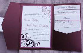 Swirls Invitation Homemade Wedding Invitations Pocket Wedding Invitations Creative Wedding Invitations