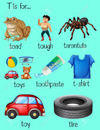 That's because many of them start with a schwa sound, which sounds like uh. Many Words Begin With Letter T Illustration Royalty Free Cliparts Vectors And Stock Illustration Image 60661666