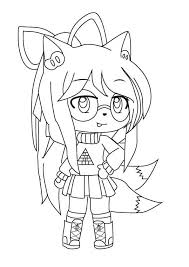 Imagens para pintar gacha life. Gacha Life Raposa Para Colorir Imprimir E Desenhar Colorir Me