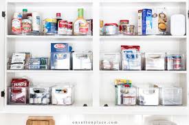 small kitchen organization: pantry
