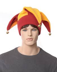 Yellow and Red Clown Costume