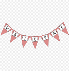 Free welcome sign clipart for personal and commercial use. Cute Welcome Banner Png Image With Transparent Background Toppng