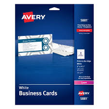 Enjoy everyday low prices on the personal and business products you need. Avery 2 X 3 5 Business Cards Sure Feed Technology Print To The Edge Laser 160 Cards 5881 Walmart Com Walmart Com