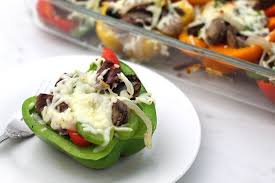 Keto Philly Cheesesteak Stuffed Peppers Recipe A New Family Favorite Fountainof30 Com