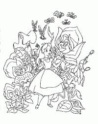 Coloring page of alice angel bendy. Free Alice In Wonderland Coloring Pages Coloring Home
