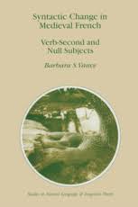 Syntactic change is a phenomenon creating a shift in language patterns over time, subject to cyclic drift.1 the morphological idiosyncrasies of today are seen as the outcome of yesterday's regular. Syntactic Change In Medieval French Verb Second And Null Subjects Barbara Vance Springer