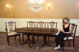 We did not find results for: New Formal American Made Double Pedestal Dining Table With Inlay