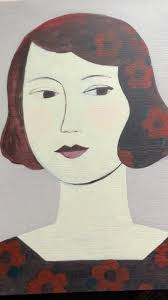 Painting. 👩🏻‍🎨🎨 #violetlemay #painting #art #portrait