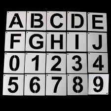 Use a dry erase marker to practice writing letters. New 4 Letter Stencils 36 Pcs Alphabet Art Craft Stencils Reusable For Wood Wall Rock Chalkboard Signage Gunstig Kaufen Preis Kostenloser Versand Echte Bewertungen Mit Fotos Joom