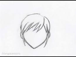 Try to have a loose hand and draw very fast! Drawing Manga Hair Female Bangs 8 Ways Youtube