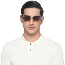 Vincent Chase Clear Rimless Eyeglasses Vincent Chase Rectangle Spectacle  Frame VC E10250