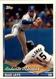 Alomar also worked as a consultant for the blue jays, where he played second base for five seasons. Amazon Com Roberto Alomar Toronto Blue Jays Baseball Card 1994 Topps 675 Sports Collectibles