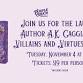 Author A.K. Caggiano’s Book Launch event in North Andover, MA