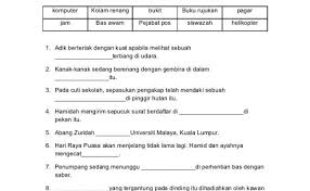 Soalan Kata Nama Am Tingkatan 1 Terengganu S Cuitan Dokter