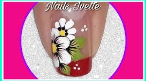 4 diseños exclusivos de uñas decoradas para pies. Flores Diseno De Unas Youtube