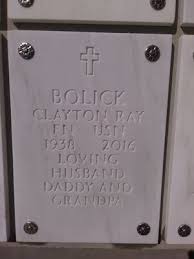 Clayton Ray Bolick (1938-2016)