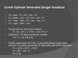 Untuk praktisnya, pendekatan ini paling baik digunakan untuk jumlah prodk yang kecil. Berbagai Teknik Optimisasi Peralatan Manajemen Baru Ppt Download