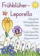 Leporello Fruhbluher Unterrichtsmaterial In Den Fachern Biologie Fachubergreifendes Sachunterricht Leporello Fruhbluher Grundschule Unterrichtsmaterial