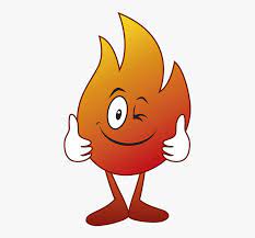 Next, add color to complete the effect. Caricature Drawing Fire Flames Campfire Burning Cartoon Fire With Face Hd Png Download Kindpng
