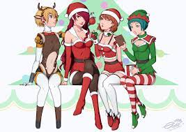 Maybe you would like to learn more about one of these? I Ve Been Drawing The P3 Girls In Cute Christmas Outfits This Month Now That They Re All Together It S Time To Share Them Here Persona