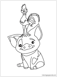Text link to this page Pua Pig From Moana 3 Coloring Pages Cartoons Coloring Pages Free Printable Coloring Pages Online