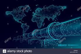 Oil pipeline world map business concept. Finance economy polygonal petrol  production. Petroleum fuel industry transportation line connection dots  blue Stock Vector Image & Art - Alamy