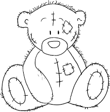 Patch Work Bear For Coloring Tatty Teddy Digi Stamps Coloring Pages