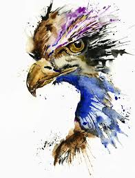 Eagle Art Print Wall Art Housewarming Gift Artwork Watercolor Painting American Eagle Bird Painting Bald Eagle Bird Artwork Golden Eagle Eagle Art Eagle Painting Bird Art