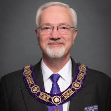Today, we extend a warm and fraternal welcome to the 92nd Grand Master of  the Grand Lodge of Masons in Massachusetts, R.W. Timothy McGavin of Golden  Rule Lodge AF & AM in
