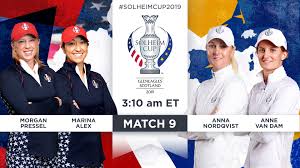 Check out muni he's yearly results, profile information, lifetime earnings, and more. 2019 Solheim Cup Saturday Morning Foursomes Matches Preview Lpga Ladies Professional Golf Association