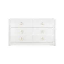 Each exclusive finish is applied by hand to complement the wood's natural beauty. Audrey Extra Large 6 Drawer Dresser In Various Colors Burke Decor