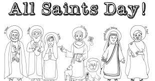 These are very fast and fun to craft. Happy All Saints Coloring Page Pdf Cathechisme