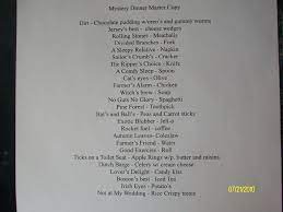 As a host/hostess, there are plenty of ways for you to have a role as well. Planning And Hosting A Mystery Dinner With Menu Mystery Dinner Mystery Dinner Party Birthday Dinner Menu