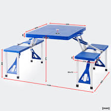 Target / patio & garden / small portable picnic tables (9). 34 02 Eur Portable Outdoor Aluminium Picnic Table Bench Set With 4 Seats