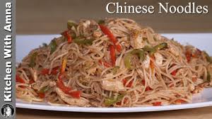 Just before serving, toss with dressing and top with the chow mein noodles. Chinese Noodles Recipe Chicken Chow Mein Recipe Kitchen With Amna South Asian Express