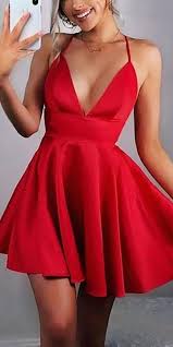 Click Photo Visit Site Get More Dress Skip Ad Link Https Funnyo10o Blogspot C Short Red Prom Dresses Cute Cocktail Dresses Homecoming Dresses Short Cheap