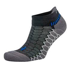 Balega Silver Performance Socks No Show Tab Black Carbon