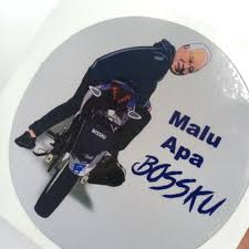 Sebelum ini viral gambar najib razak naik y15zr bo55ku kali. Malu Apa Bossku Sticker Prices And Promotions Jul 2021 Shopee Malaysia