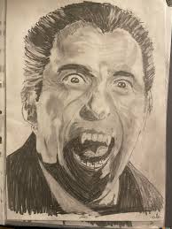 My pencil drawing of Oldman's Dracula
