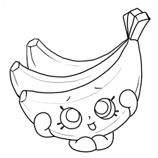 My kids like banana so much. Coloring Pages Banana Coloring Pages