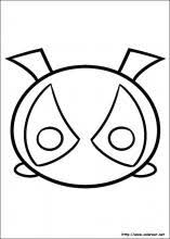 Tsum Tsum Para Colorear