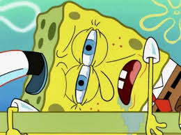 Karakter fiksi ini dibuat oleh tokoh biologi laut dan animator bernama stephen hillenburg, dan diisi suara oleh tom kenny, sedangkan pengisi. Pin By á´ºáµ…áµˆá¶¤áµ‰ On Spongebob Reaction Pics Only Spongebob Funny Funny Spongebob Memes Spongebob Cartoon