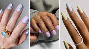 Colored french nails color french manicure colored nail tips french acrylic nails colour tip nails manicure colors french tip nails. 21 Pretty Pastel Nail Colors And Design Ideas Of 2021 Glamour