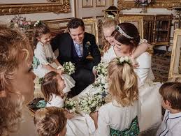 The wedding of princess eugenie of york and jack brooksbank took place on 12 october 2018 at st george's chapel at windsor castle in the united kingdom. Princess Eugenie Shares A Candid Wedding Photo With Her Adorable Bridal Party