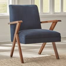 Black, brown, gray, red, blue, purple, beige, white, green, coffee, pink, yellow, khaki, orange. Carson Carrington Vaby Dark Blue And Brown Accent Chair 30 50 X 31 X 35 On Sale Overstock 29140057